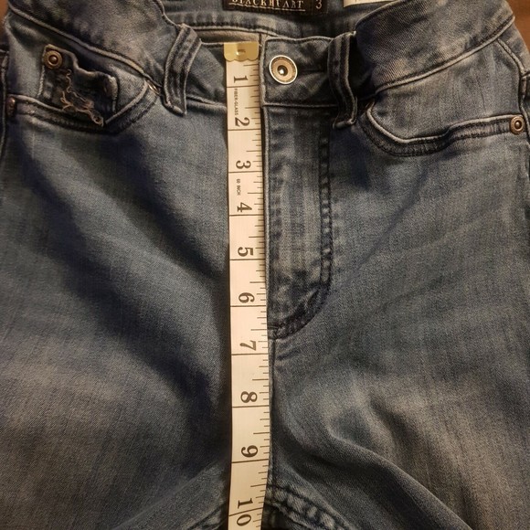 Blackheart Jegging Jeans Skinny Womens Size 3 Hot Topic Destroyed Distressed - Picture 9 of 12